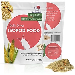 Snout and Shell Daily Driver Isopod Food, 56-g bag