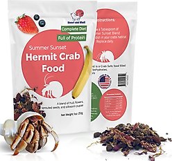 Snout and Shell Summer Sunset Hermit Crab Food, 30-g bag