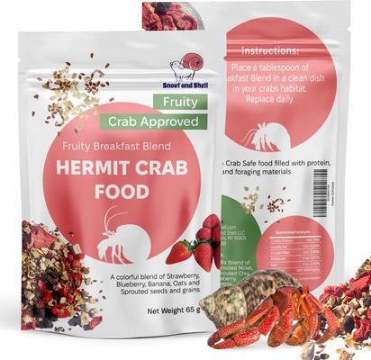 Show full view: Snout and Shell Fruity Breakfast Blend Hermit Crab Food, 65-g bag slide 7 of 7