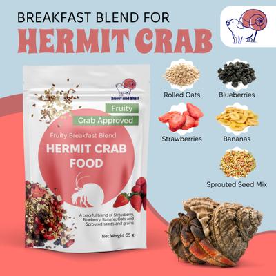 Show full view: Snout and Shell Fruity Breakfast Blend Hermit Crab Food, 65-g bag slide 2 of 7