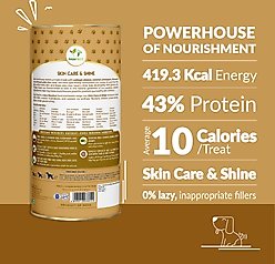 Pawfect Nature's Munch Freeze-Dried Functional Skin Care & Shine Cheese Dog Treat, 2.65-oz canister slide 2 of 7