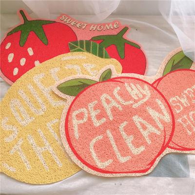 Show full view: Happy & Polly Fruit Series Cat Litter Mat, 24 x 16-in, Strawberry slide 5 of 7