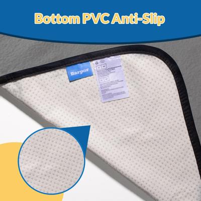 Show full view: Barpor Washable Dog Pee Pad, 66-in x 48-in, Light Grey slide 4 of 8