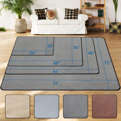 Show full view: Barpor Washable Dog Pee Pad, 66-in x 48-in, Light Grey slide 8 of 8