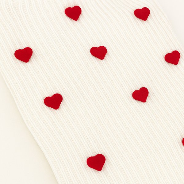 Show full view: Found My Animal 3D Icon Heart Dog Sweater, Medium slide 4 of 4