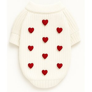 Found My Animal 3D Icon Heart Dog Sweater, Small
