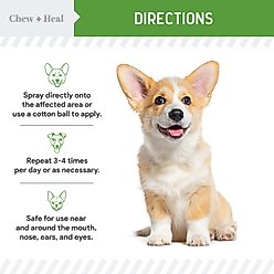 Chew + Heal HOCI Healing Aid Spray for Dogs & Cats, 4-fl oz slide 2 of 9