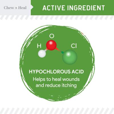 Show full view: Chew + Heal HOCI Healing Aid Spray for Dogs & Cats, 8-fl oz slide 3 of 11