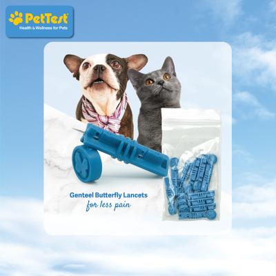 Show full view: PetTest Genteel Butterfly Touch Dog & Cat Lancets, 100 count slide 3 of 6