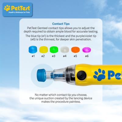 Show full view: PetTest Genteel Painless Dog & Cat Lancing Device slide 5 of 6