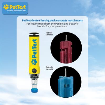 Show full view: PetTest Genteel Painless Dog & Cat Lancing Device slide 4 of 6