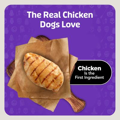 Show full view: Blue Buffalo Boo Bars Pumpkin & Cinnamon Crunchy Treats, 11-oz bag + Boo Bits Tasty Chicken Recipe Dog Treats, 4.5-oz bag slide 9 of 9