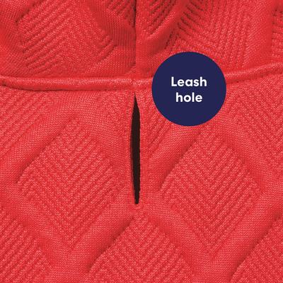 Show full view: Frisco Textured Knit Dog & Cat Hoodie, Red, XX-Large slide 5 of 9