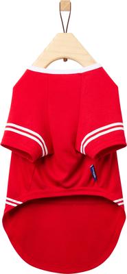 Show full view: Frisco Go Sports Dog & Cat T-Shirt, Red, Medium slide 4 of 8