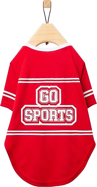 Show full view: Frisco Go Sports Dog & Cat T-Shirt, Red, Small slide 4 of 9