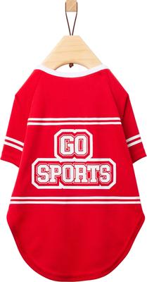 Show full view: Frisco Go Sports Dog & Cat T-Shirt, Red, Medium slide 3 of 8