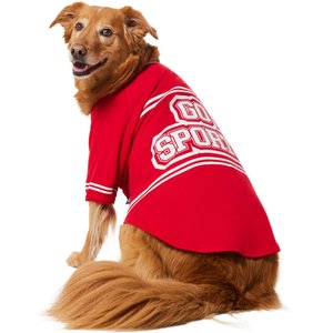 Frisco Go Sports Dog & Cat T-Shirt, Red, XX-Large