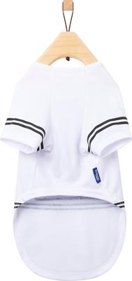 Show full view: Frisco Go Sports Dog & Cat T-Shirt, White, Medium slide 4 of 8