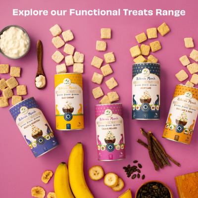 Show full view: Pawfect Nature's Munch Freeze-Dried Functional Relax & Calm Cheese Dog Treat, 2.65-oz canister slide 7 of 9
