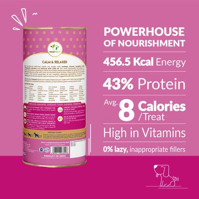 Show full view: Pawfect Nature's Munch Freeze-Dried Functional Relax & Calm Cheese Dog Treat, 2.65-oz canister slide 3 of 9