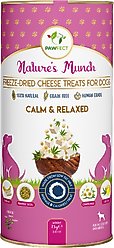 Pawfect Nature's Munch Freeze-Dried Functional Relax & Calm Cheese Dog Treat, 2.65-oz canister