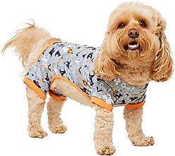 Frisco Halloween Ghost, Bat, Pumpkin, and Witch Patterned Dog & Cat Jersey PJs, Medium