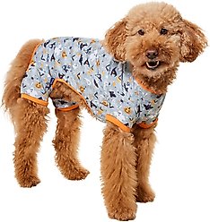 Frisco Halloween Ghost, Bat, Pumpkin, and Witch Patterned Dog & Cat Jersey PJs, X-Large