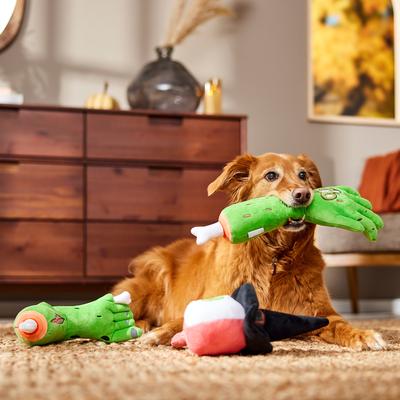 Show full view: Frisco Halloween Body Parts Plush Squeaky Dog Toy, Medium/Large, 3 count slide 3 of 7
