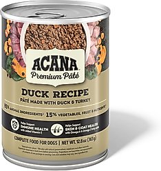 ACANA Premium Pate Duck in Bone Broth Grain-Free Wet Dog Food, 12.8-oz, case of 12