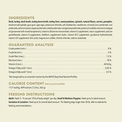 Show full view: ACANA Premium Pate Duck in Bone Broth Grain-Free Wet Dog Food, 12.8-oz, case of 12 slide 7 of 12