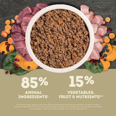 Show full view: ACANA Premium Pate Duck in Bone Broth Grain-Free Wet Dog Food, 12.8-oz, case of 12 slide 4 of 12