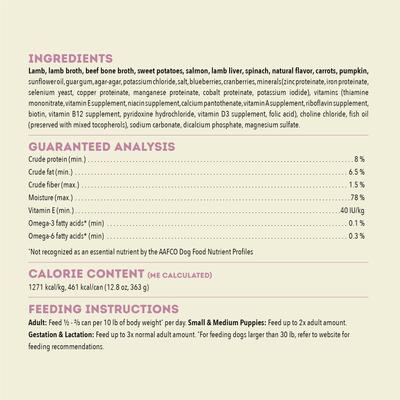 Show full view: ACANA Premium Pate Lamb in Bone Broth Grain-Free Wet Dog Food, 12.8-oz, case of 12 slide 7 of 12