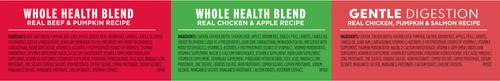Show full view: Nutrish Gentle Digestion & Whole Health Blend Premium Pate Variety Pack Wet Dog Food, 13-oz can, case of 12(Rachael Ray) slide 8 of 12