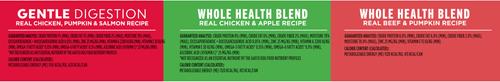 Show full view: Nutrish Gentle Digestion & Whole Health Blend Premium Pate Variety Pack Wet Dog Food, 13-oz can, case of 12(Rachael Ray) slide 9 of 12
