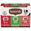 Nutrish Gentle Digestion & Whole Health Blend Premium Pate Variety Pack Wet Dog Food, 13-oz can, case of 12(Rachael Ray)