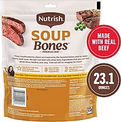 Nutrish Soup Bones Premium Beef & Barley Flavor Dog Treats, 23.1-oz bag (Rachael Ray) slide 2 of 8