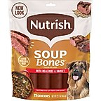 Nutrish Soup Bones Premium Beef & Barley Flavor Dog Treats, 23.1-oz bag (Rachael Ray)