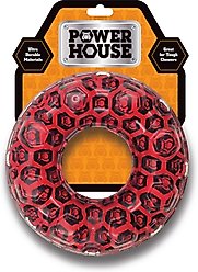 Power House Tpr Ring Tough Dog Chew Toy, Red
