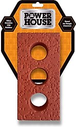 Power House Brick Tough Dog Chew Toy, Red