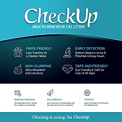 CheckUp Health Indicator Color-Changing Odor Control Non-Clumping Crystal Cat Litter, 6-lb bag slide 2 of 7