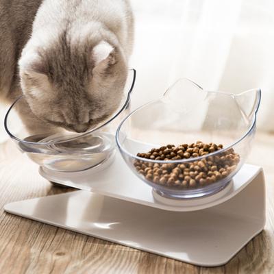 Show full view: LaiFug Plastic Elevated Cat Bowl, White slide 2 of 9