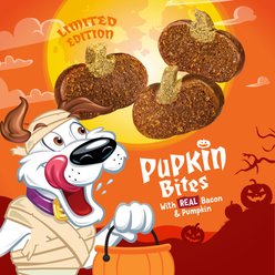 Beggin' Pupkin Bites with Bacon Halloween Dog Treats, 6-oz pouch slide 2 of 7