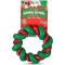Show in main carousel: Bow-Wow Pet Christmas Wreath with Rope Dog Tug Toy slide 1 of 2