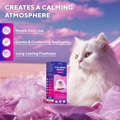 Picture of Pheromones For Cats ALZOO Cat Calming Spray - Natural Plant Based ...