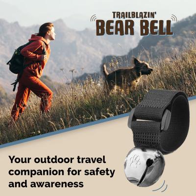 Show full view: Poochie-Pets TrailBlazin' Dog Collar Bear Bell, Black, Large slide 3 of 7
