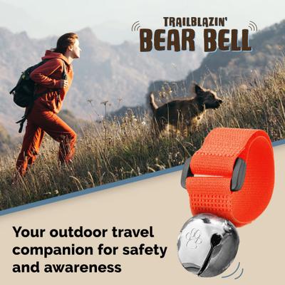 Show full view: Poochie-Pets TrailBlazin' Dog Collar Bear Bell, Orange, Large slide 3 of 7