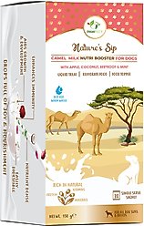 Pawfect Nature's Sip Camel Milk Powder with Apple, Coconut, Beetroot & Mint Grain-Free Dog Food Topper & Liquid Treat, 5.29-oz carton