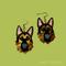 Show in main carousel: Not Picasso German Shepherd Earrings slide 4 of 6