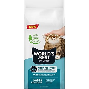 World's Best Poop Fighter Maximum Odor Defense Scented Clumping Cat Litter