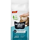 World's Best Poop Fighter Maximum Odor Defense Scented Clumping Cat Litter, 28-lb bag
